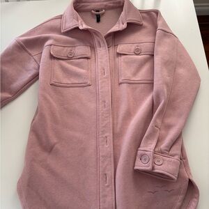 Elegant Pink Utility Jacket for Women